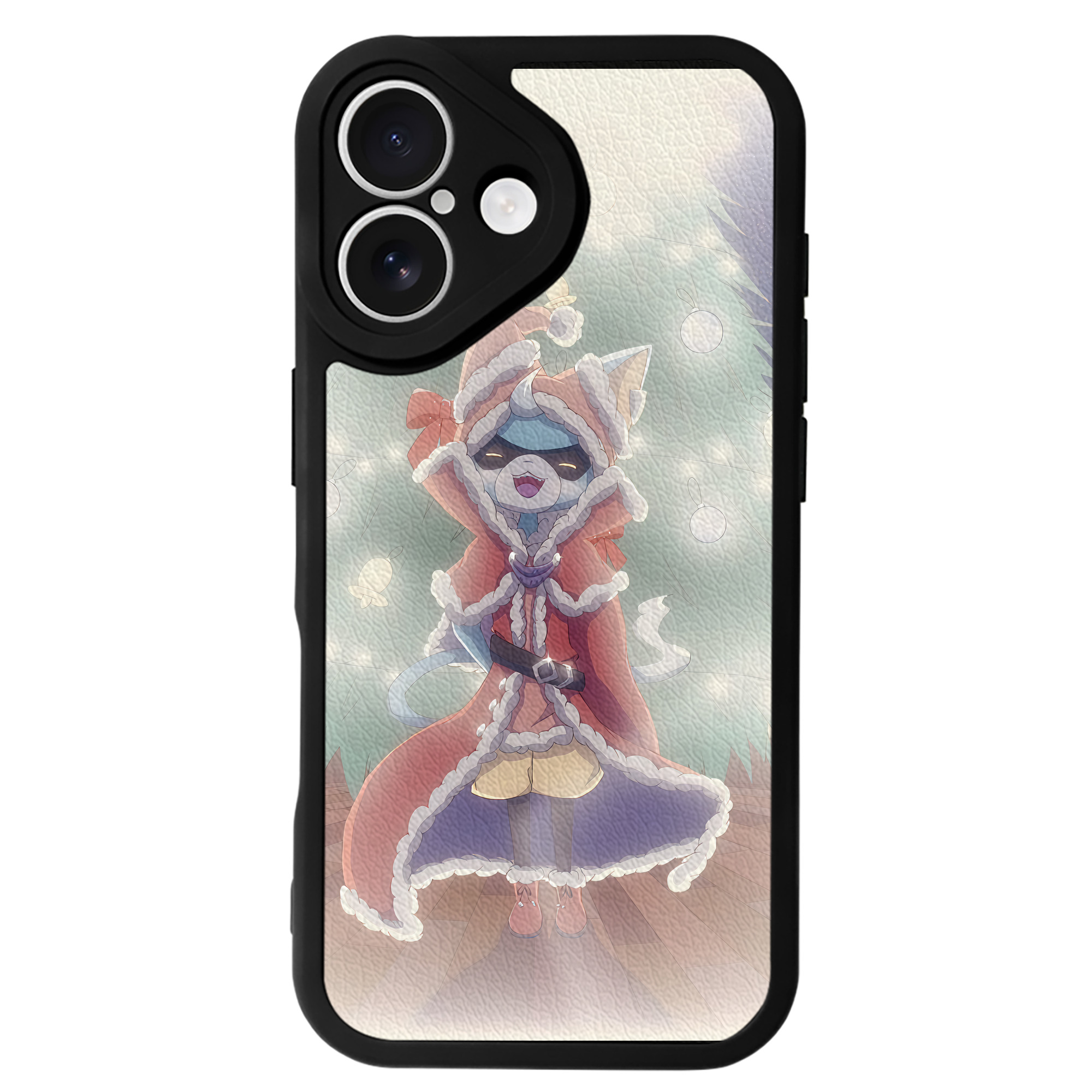 （画像用） 妖怪ウォッチ Yo-kai Watch 【iPhone 16シリーズ対応】シリコンスマホケース（レザー調） 材質：シリコン